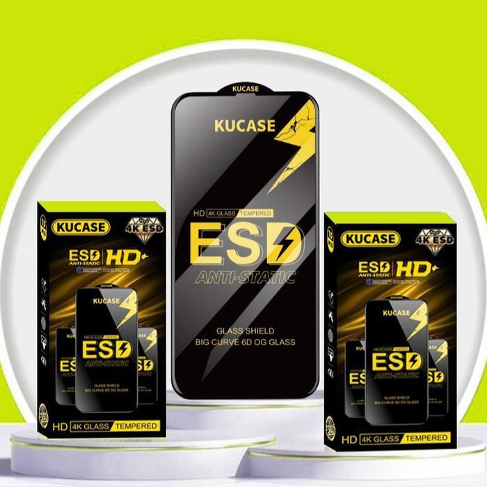 Jual TEMPERED GLASS ESD ANTI STATIC BENING OVAL FULL LAYAR XIAOMI ...
