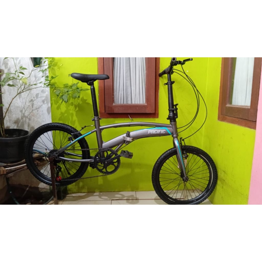 Jual SEPEDA LIPAT PACIFIC REPAINT UK 20 INCH SPEED 6 SIAP PAKAI ...