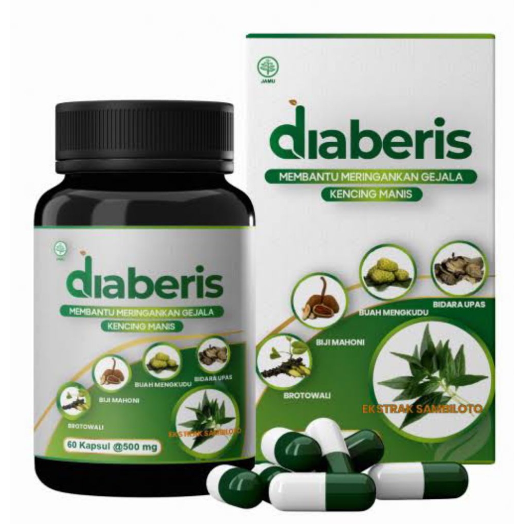 Diaberis Suplemen Kesehatan Herbal Gula Darah Bantu Atasi Masalah Diabetes Herbal BPOM