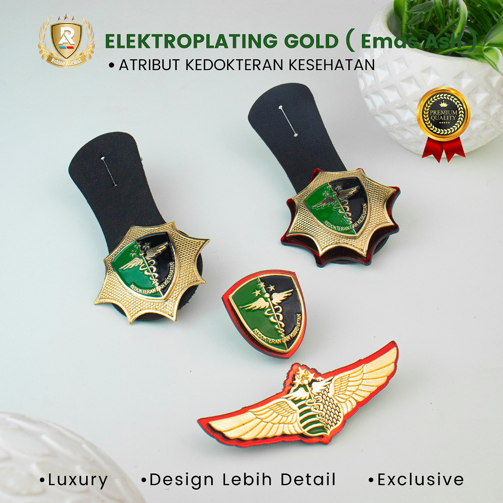 Jual PIN DOKES Tanda Jabatan Logam untuk POLRI, Brevet, dan Pangkat ...