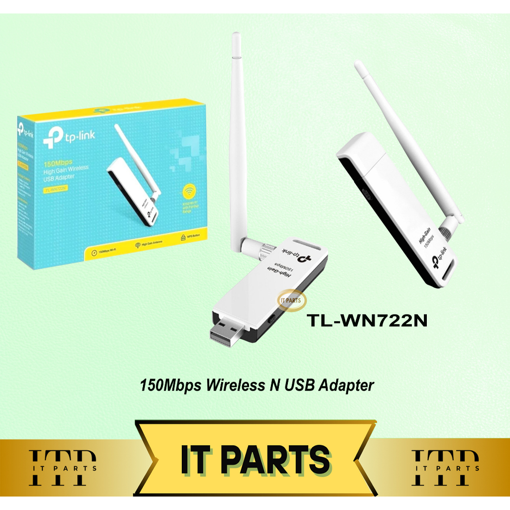 Jual TP-Link TL-WN722N USB WiFi Wireless Adaptor Receiver | Shopee ...