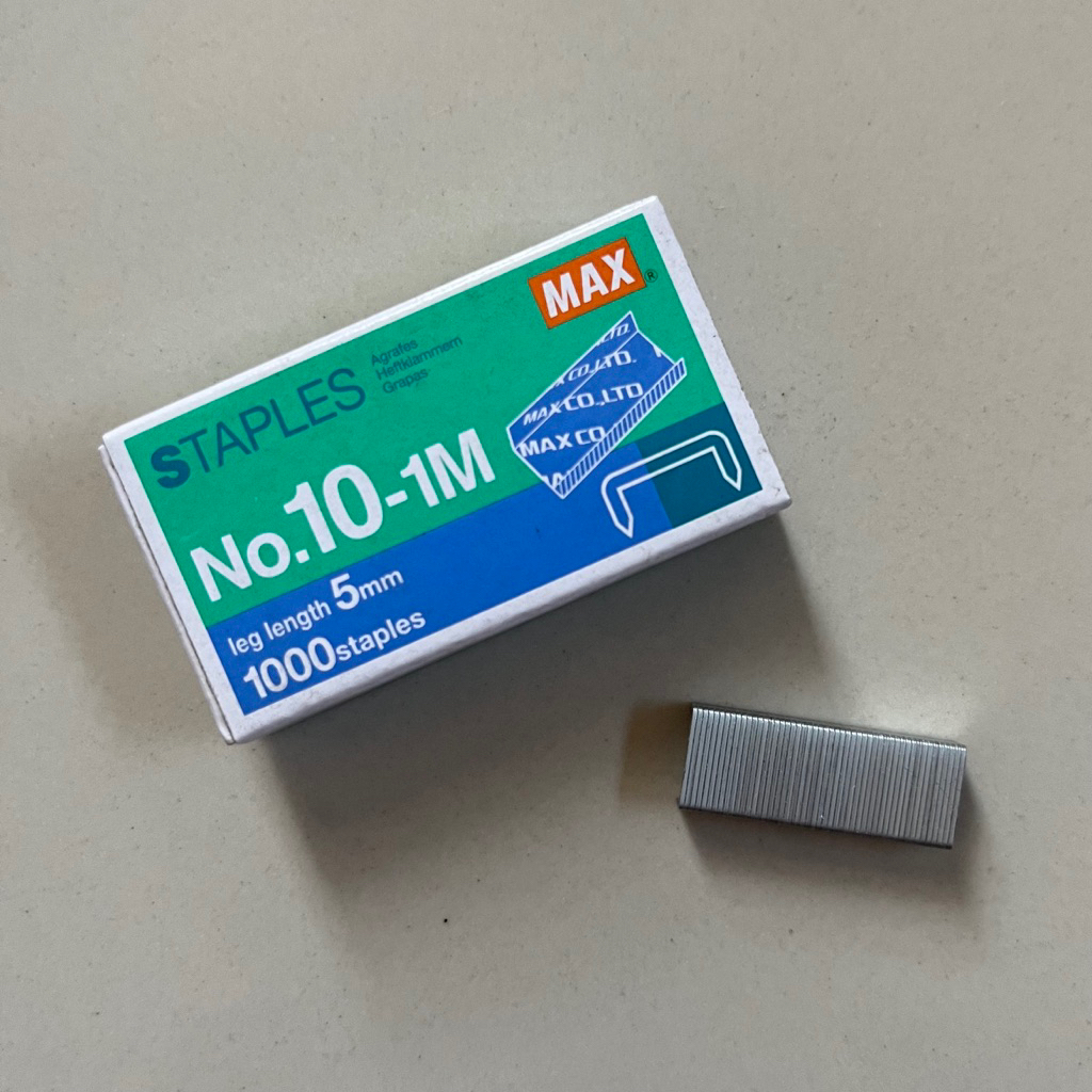 Jual MAX staples No.10-1M 5mm | Shopee Indonesia