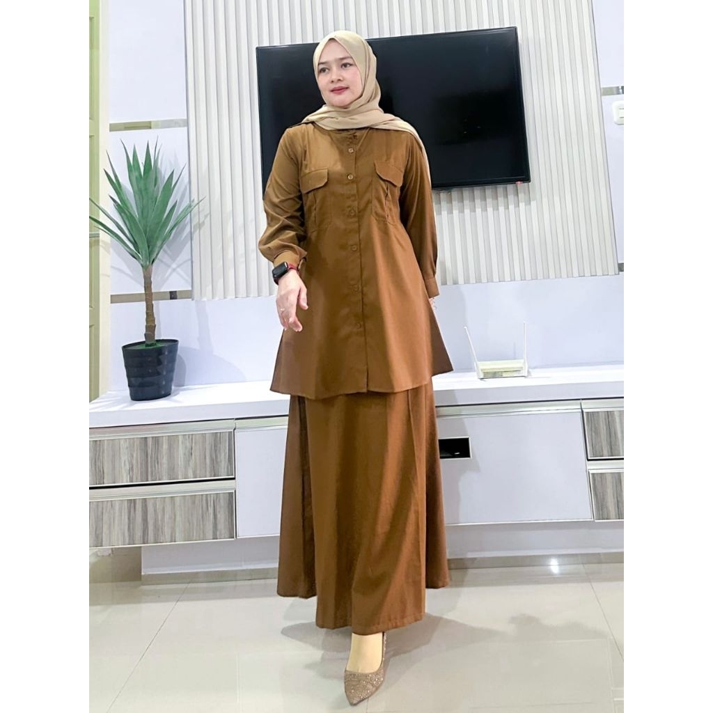 Jual New Stelan Rok Pemda Asn Model Terbaru Baju Dinas Pemda Bahan ...