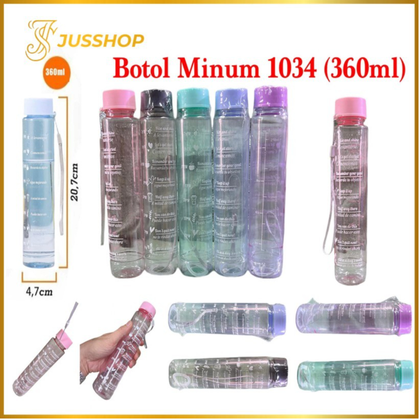 Jual Botol Minum Transparan 1034 Botol Minum Anak 360ML Botol Minum ...