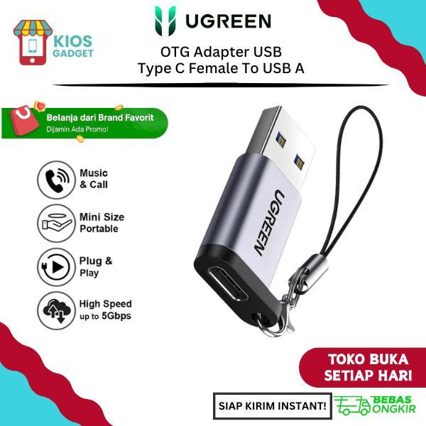 Jual UGREEN - OTG Adapter USB Type C Female To USB A 3.0 Male Max 5Gbps ...