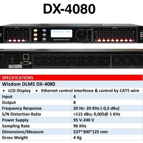 Jual Speaker Management Wisdom DX4080 DLMS Wisdom DX4080 | Shopee Indonesia
