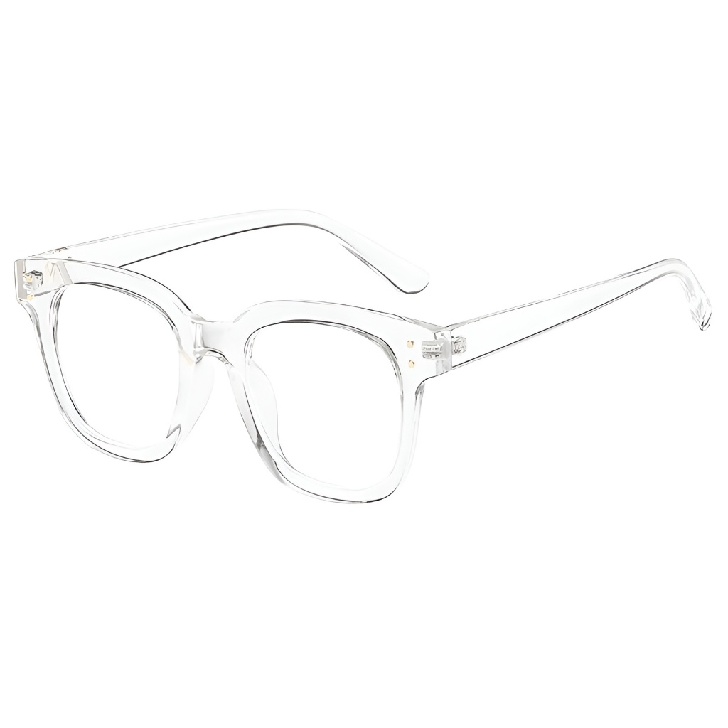 Jual Kacamata Bening Transparan Blueray Anti Radiasi Oversize Frame ...