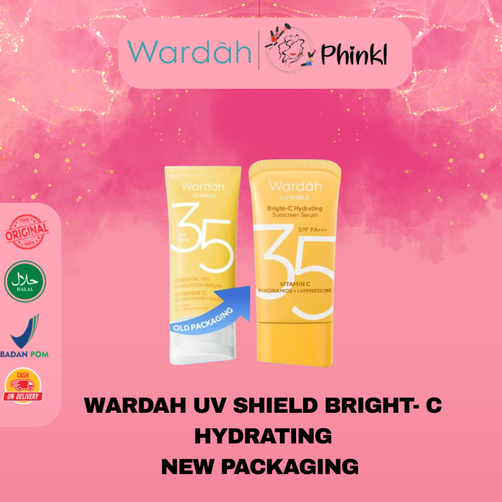 Jual `ღ´ PHINKL `ღ´ ᘺᗩᖇᕲᗩᕼ Wardah UV Shield sun sunscreen SPF 35 ...