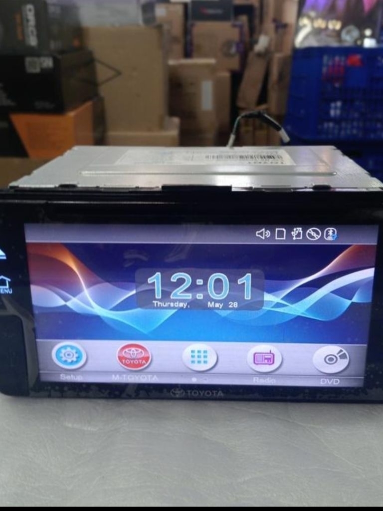 Jual HEAD UNIT ORIGINAL TOYOTA INNOVA REBORN tahun 2016-2019 6inch ...