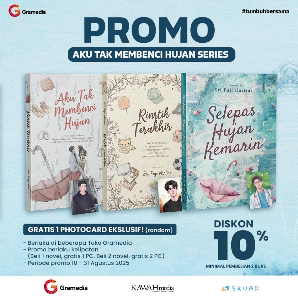 Jual Gramedia Bogor - Novel Selepas Hujan Kemarin Free Photocard ...