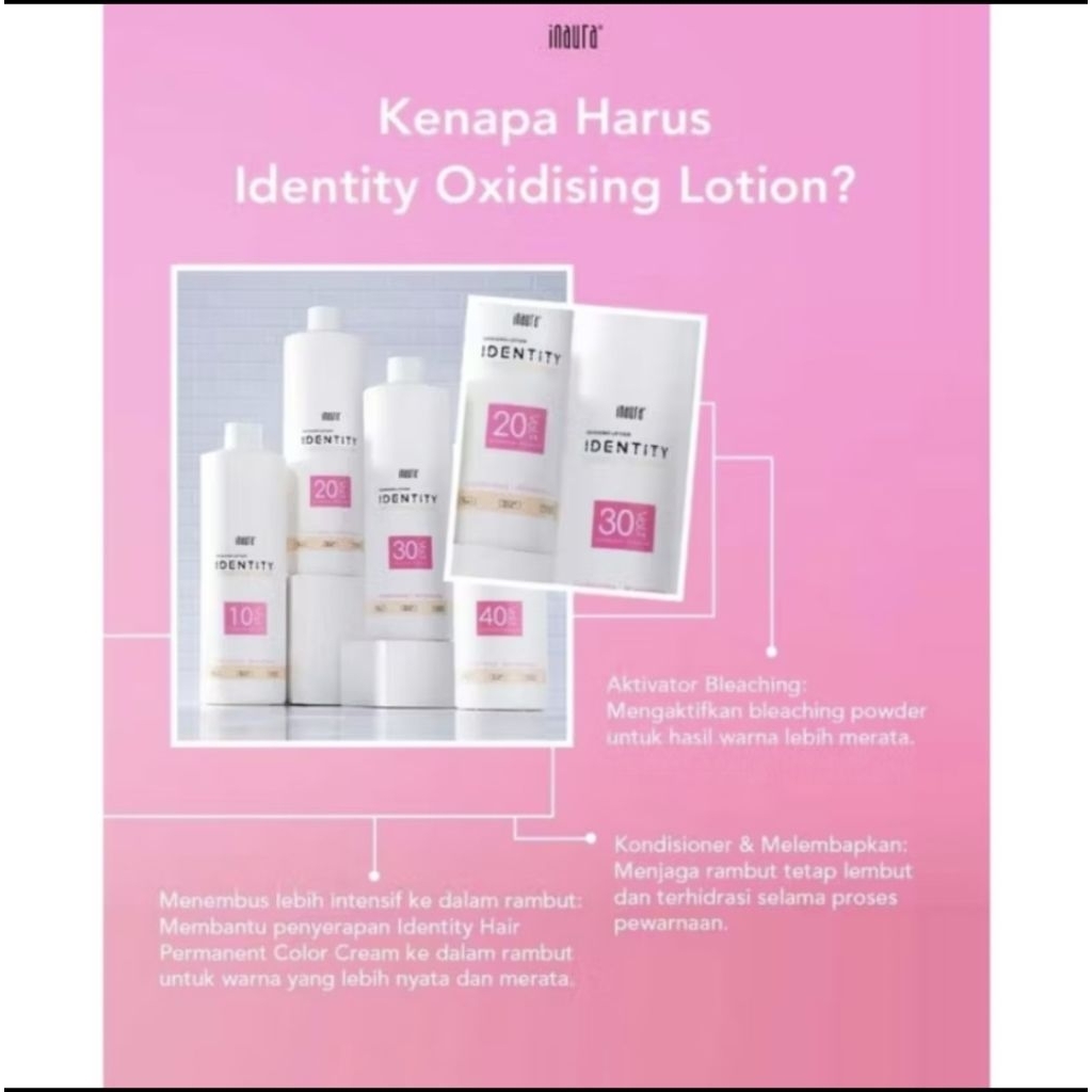 Jual INAURA IDENTITY OXIDISING LOTION SERIES | Shopee Indonesia