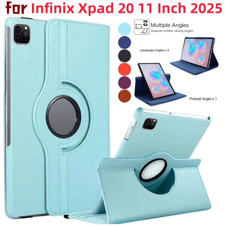 Jual 360 Degree Rotating Case For Infinix Xpad 20 /Xpad 11 Inch PU ...