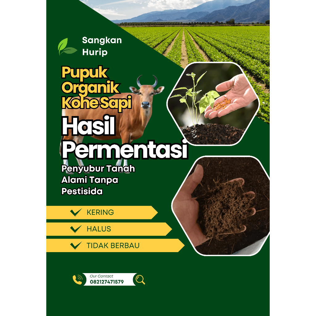 Jual Pupuk kandang sapi kering hasil permentasi | Shopee Indonesia