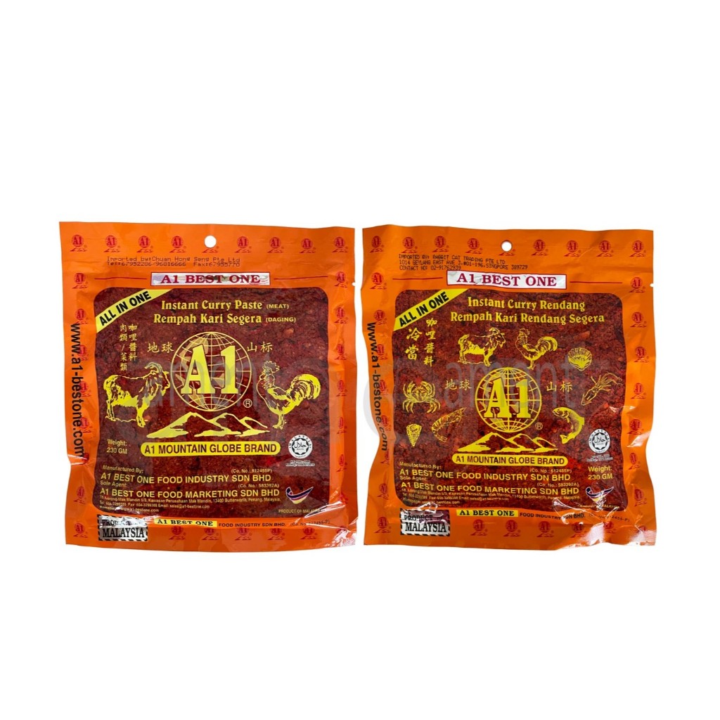 Jual Harga Promo Bumbu Kari Instan Ayam & Rendang A1 Mountain Globe ...