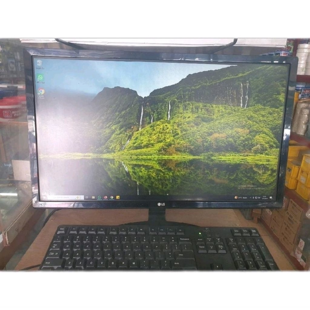 Jual Layar Monitor 22 inch LG IPS 22MP58VQ (bekas) | Shopee Indonesia