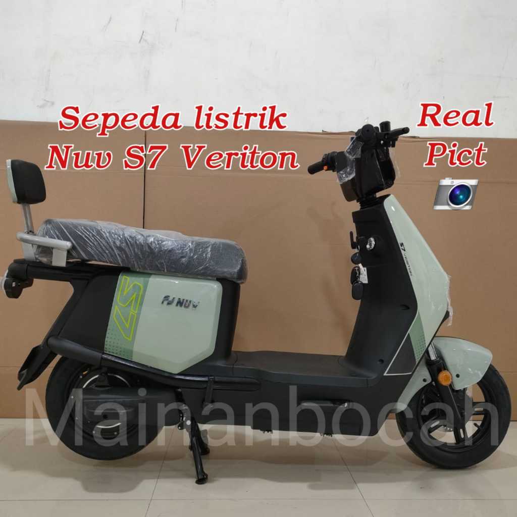 SEPEDA LISTRIK NUV S7 VERITON 850 WATT 48V 12 AH NUV S7 VERITON TERBARU