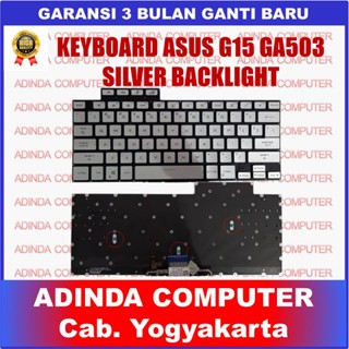 Jual Keyboard Asus ROG Zephyrus G15 GA503 GA503Q GA503QR GA503QS Silver ...
