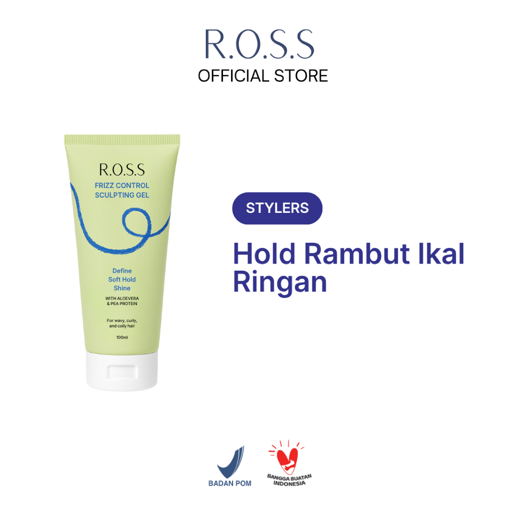 Jual R.O.S.S Frizz Control Sculpting Gel 100gr (Travel Size) - Styling ...