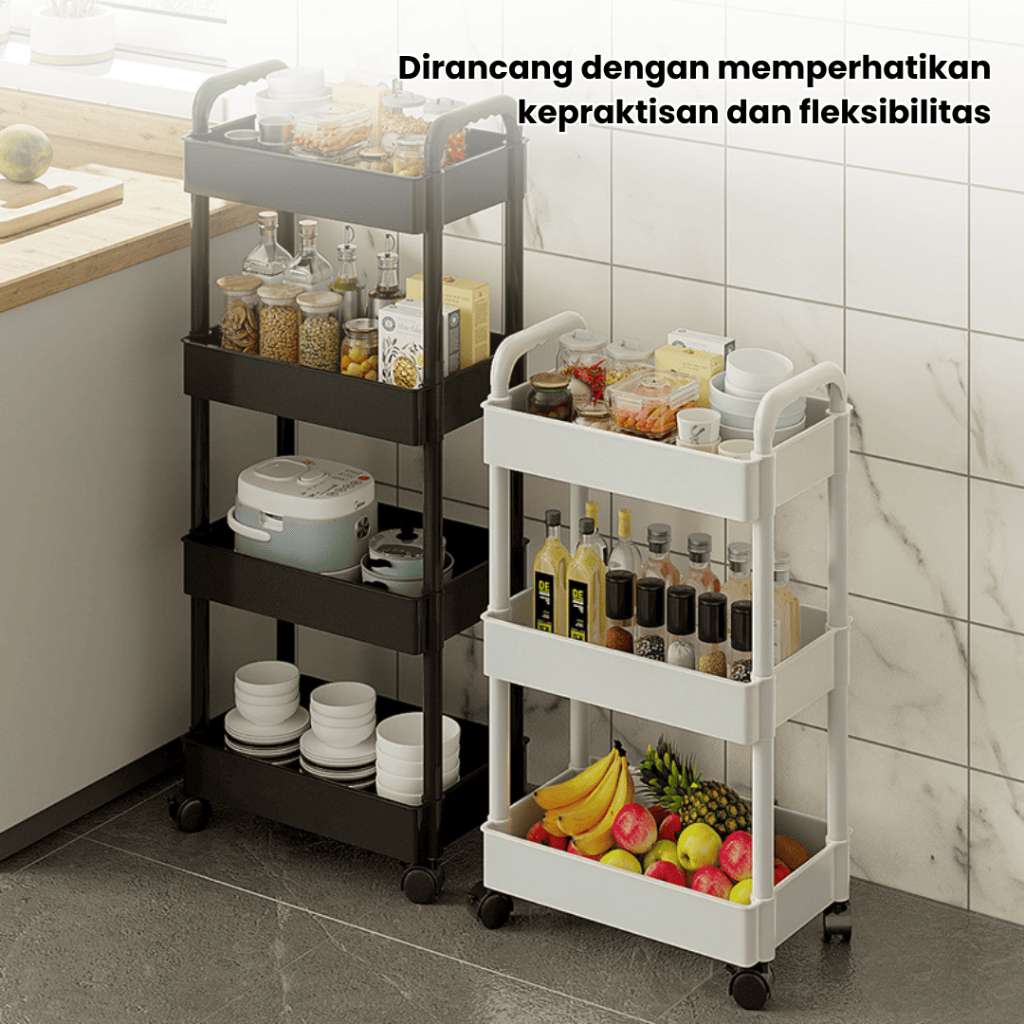 Jual SmartTools - Rak Troli Susun Rak Dapur Serbaguna Rak Kamar Mandi ...