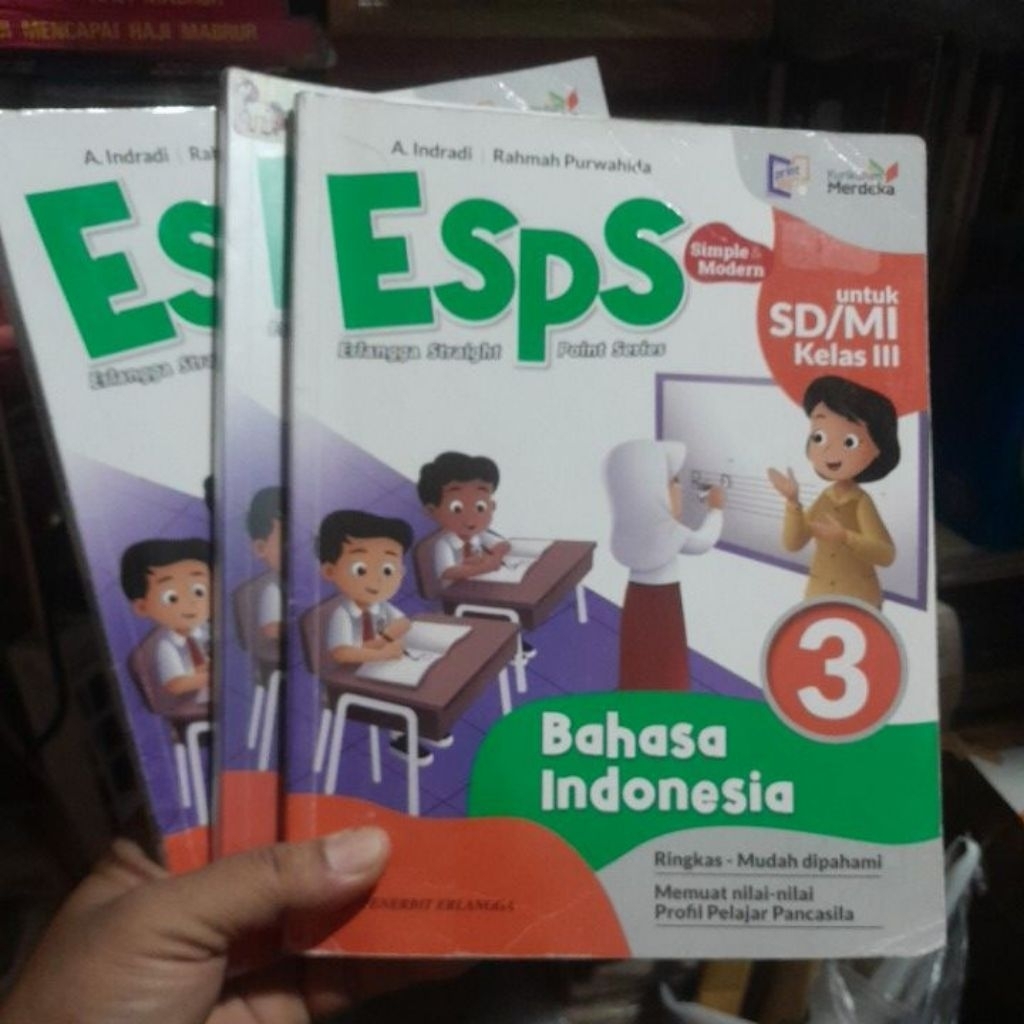 Jual BUKU ESPS BAHASA INDONESIA UNTUK SD/MI KELAS 3 KURIKULUM MERDEKA ...
