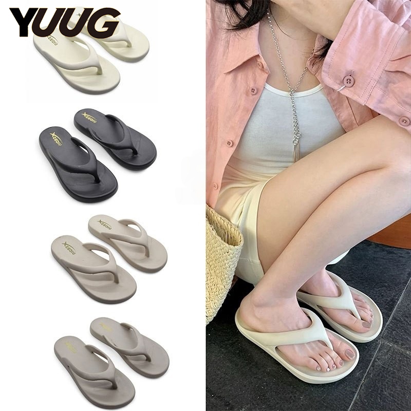 Jual YUUG 2025 Terbaru Sendal Jepit Kekinian Sandal Flat Wanita Sandal ...