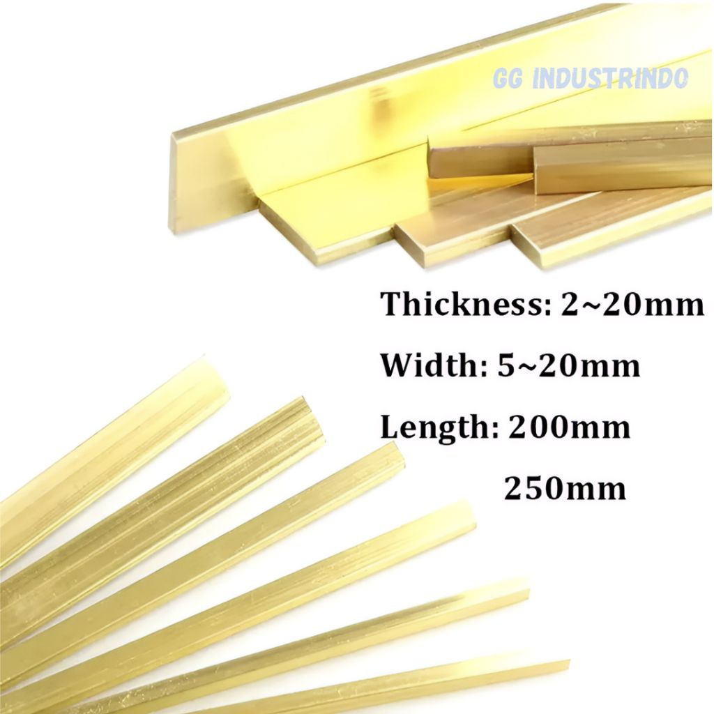 Jual PLAT STRIP KUNINGAN | TEBAL 5MM X LEBAR 60MM X P. PER 1CM | Shopee ...