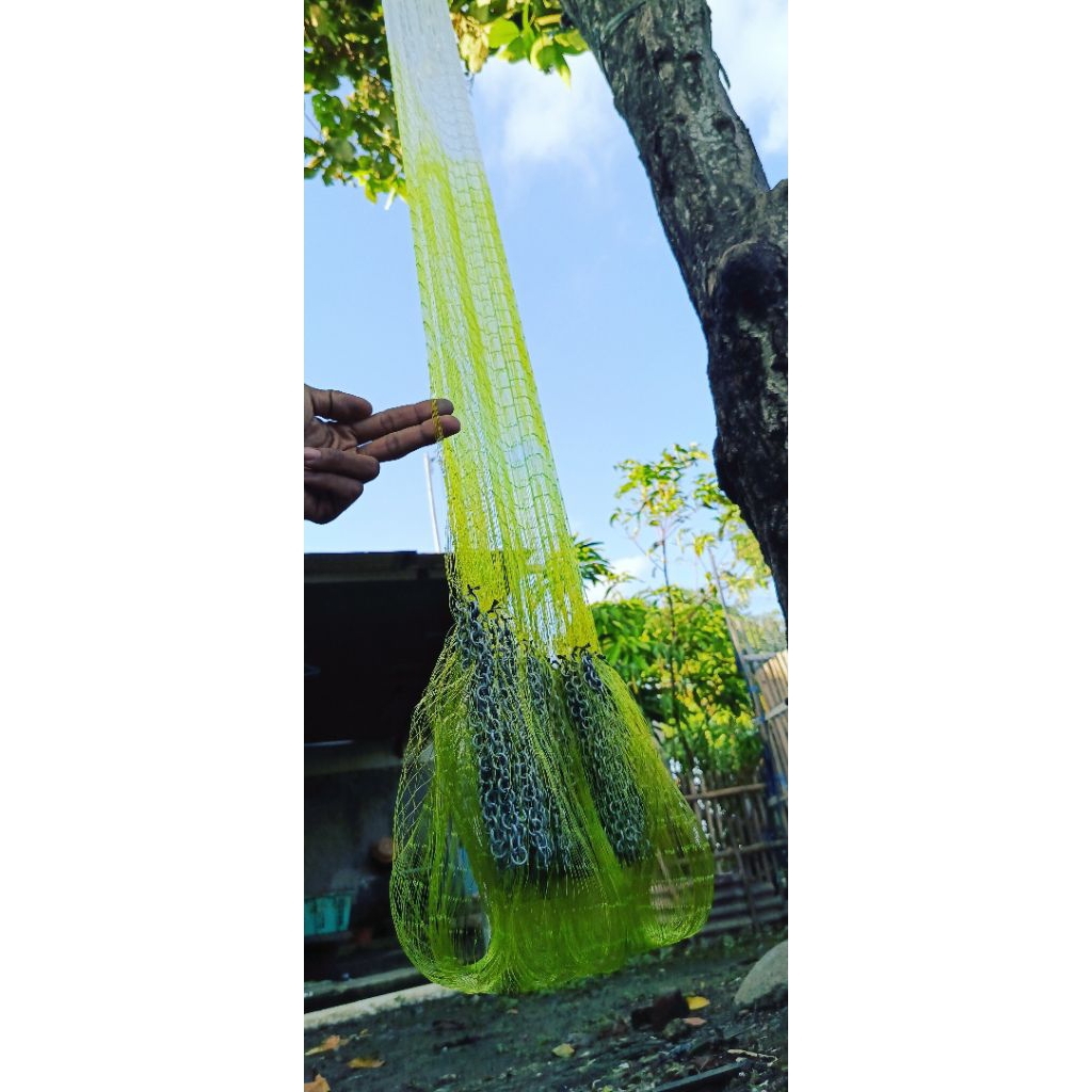 Jual Jala ikan nila lele gabus 2jari 4,5meter senar kasar 035mm ...