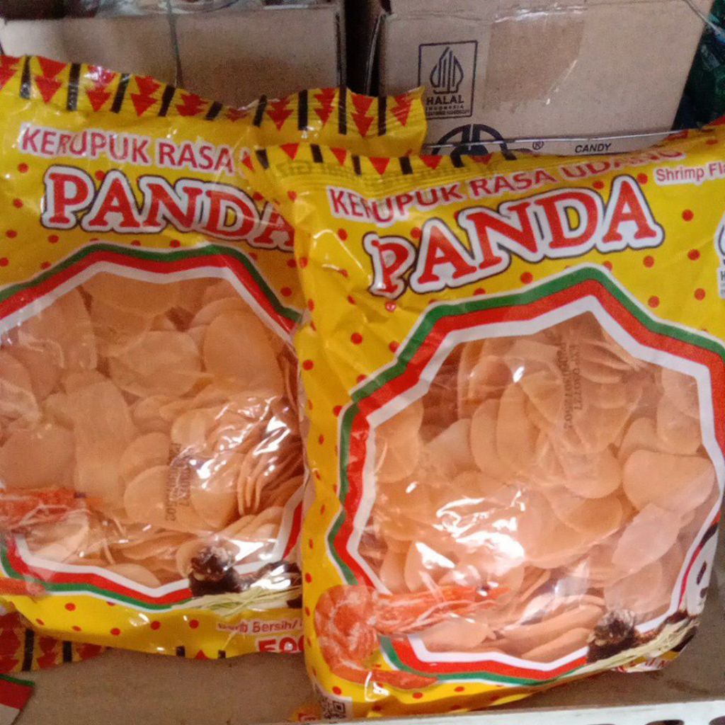 Jual Paket Hemat 2 Bungkus Kerupuk Udang Panda 500g – Renyah, Gurih ...