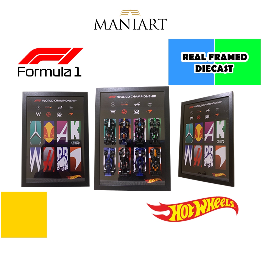 Jual Formula 1 Hot Wheels Poster Frame Collection | Shopee Indonesia