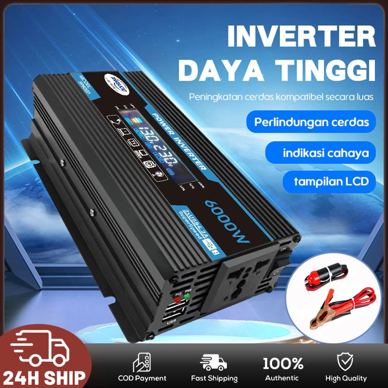 Jual 12000W/6000W/4000W Inverter Mobil 12v ke 220V / Power Inverter ...