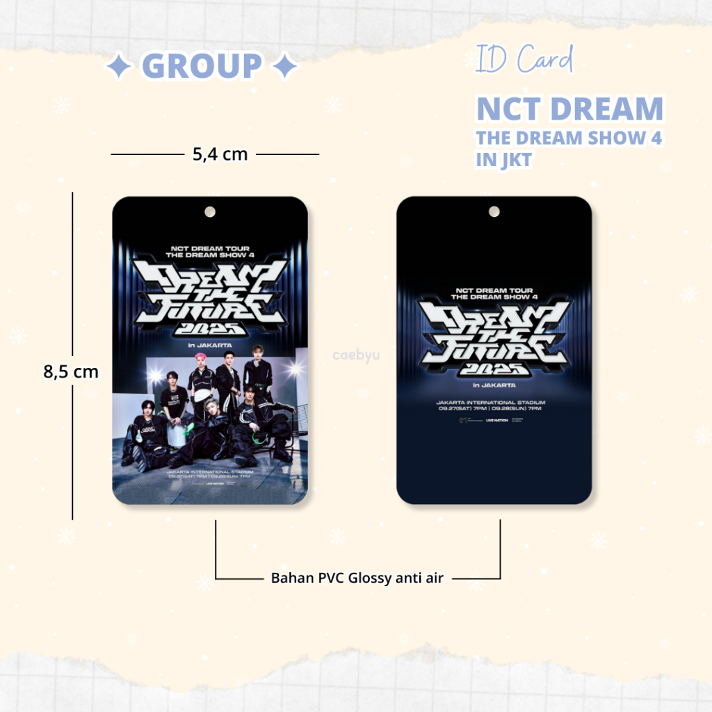 Jual READY STOCK ID Card NCT DREAM THE DREAM SHOW 4 in Jakarta Kpop the ...