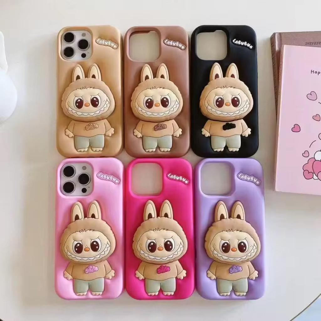 Jual Case Silicone Labubu Casing Standing Pop Socket For iPhone XR/ X ...