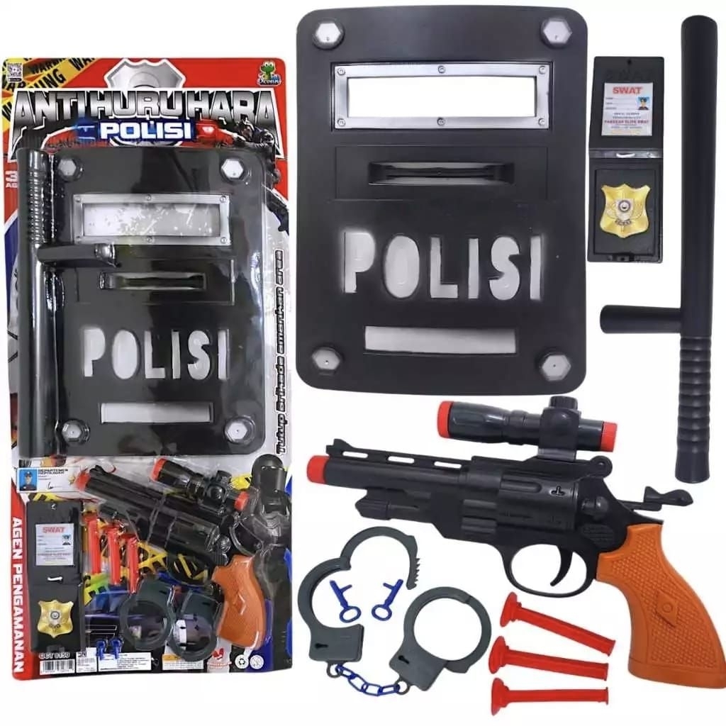 Jual 1137 Pistol Mainan Free 3 peluru Karet + Borgol / Mainan pistol ...