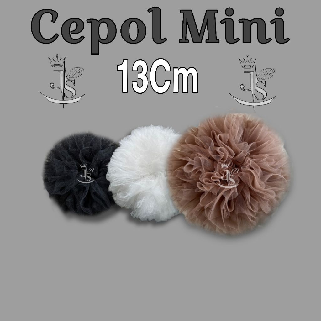 Jual Cepol Tille Mini Scrunchie Tile Premium Cepol Hijab Anti Pusing ...