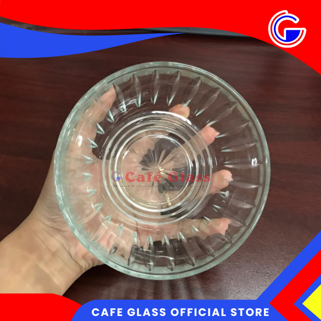 Mangkok Salad Kaca 12 Cm Isi 12 Pcs I Mangkok Kaca Lusinan I Mangkok Salad Kaca Kedaung I Mangkok Kaca Kecil I Stf-5B Mangkok