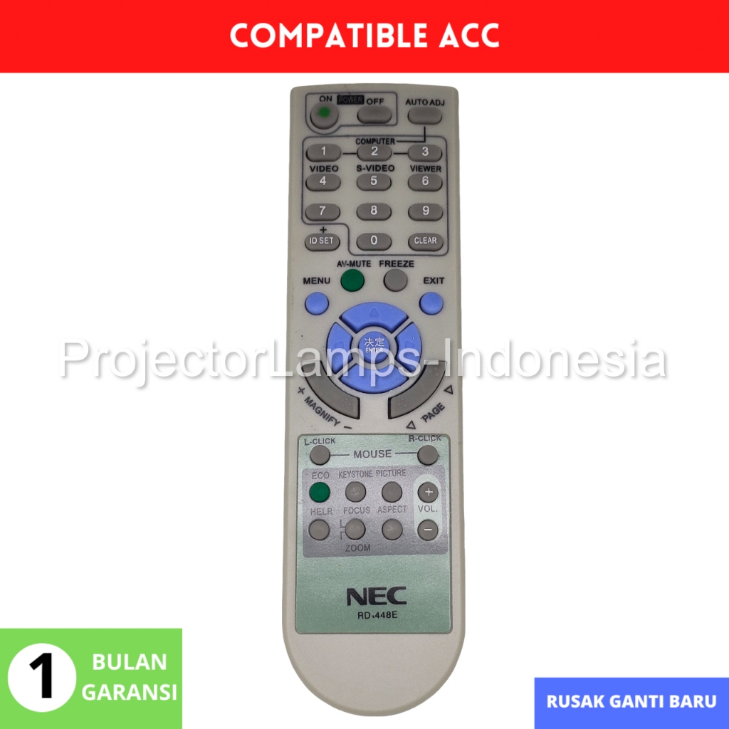 Jual Remote Remot Projector Proyektor NEC | Shopee Indonesia
