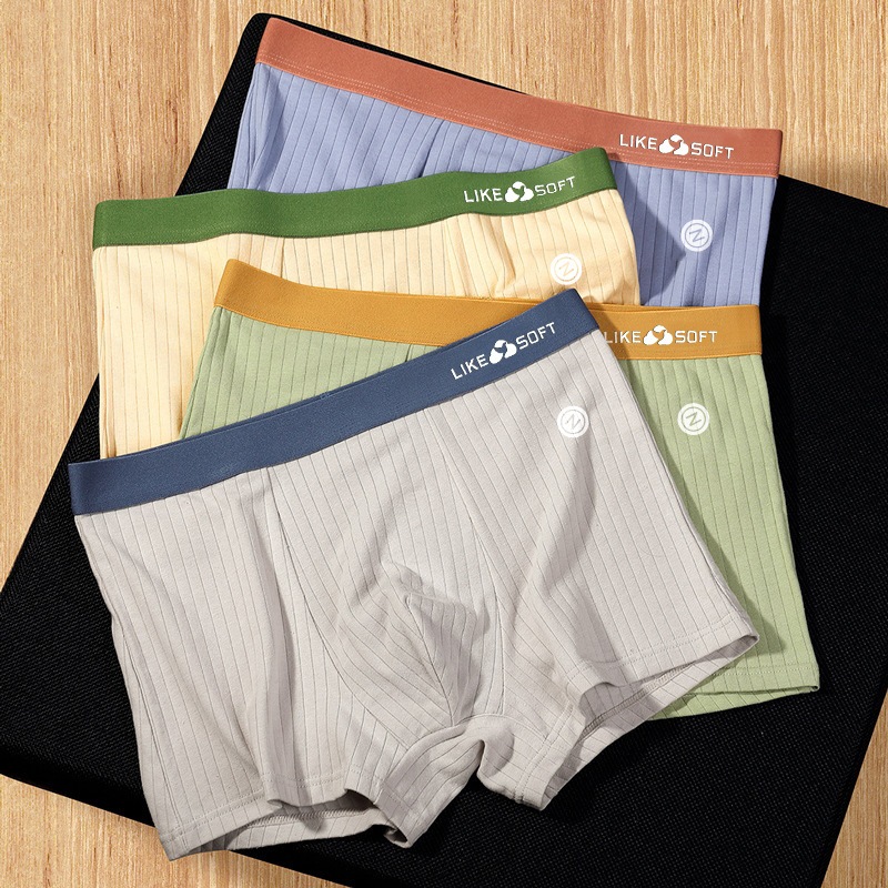 Jual 1 SET ISI 4 | Celana Dalam Boxer Katun Pria LIKE SOFT Fashion Men ...