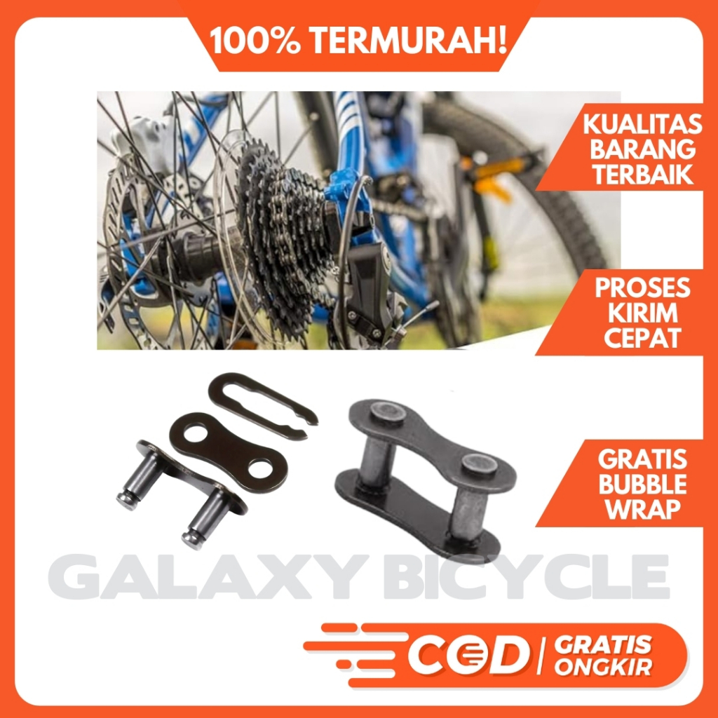 Jual Sambungan Rantai Sepeda Single Speed Missing Link Sepeda BMX Fixie ...
