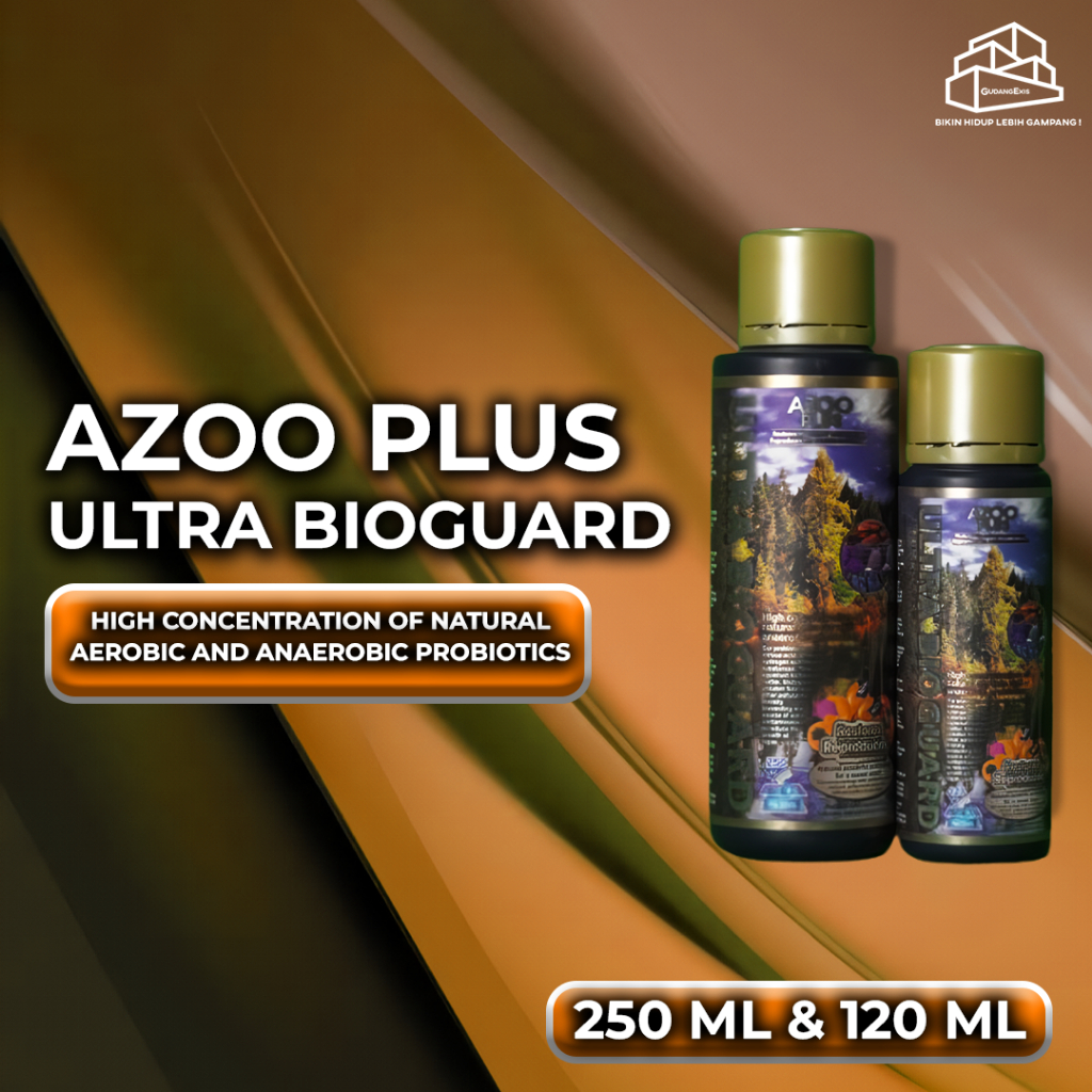 Jual Azoo Plus Azoo Ultra BioGuard 120 Dan 250 ml ( bakteri akuarium ...