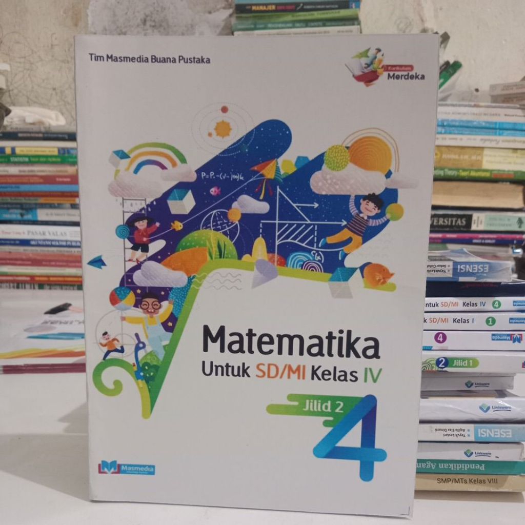 Jual buku Matematika SD kelas 4 jilid 2 penerbit masmedia | Shopee ...