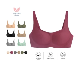 Velora - Bra Seamless Kait Belakang | Bra Tanpa Kawat | Bra Yoga | Cassy bra