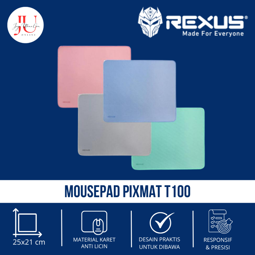 Jual Rexus Pixmat T100 Mousepad Anti Slip Original | Shopee Indonesia