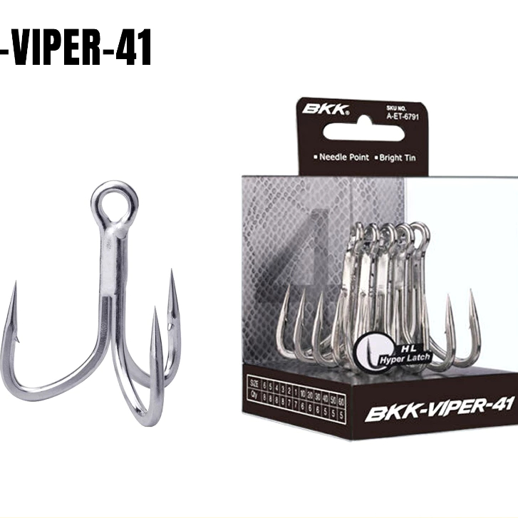 Jual Kail BKK Treble Hook VIPER-41 | 3X Strong, Tajam & Anti Karat ...
