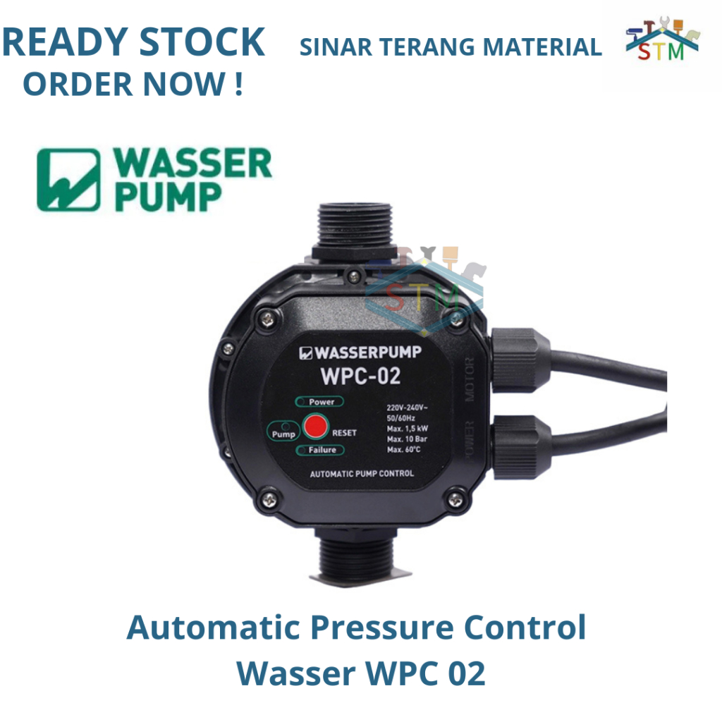 Jual WASSER AUTOMATIC PRESS CONTROL WPC-02 / OTOMATIS WASSER PUMP WPC ...