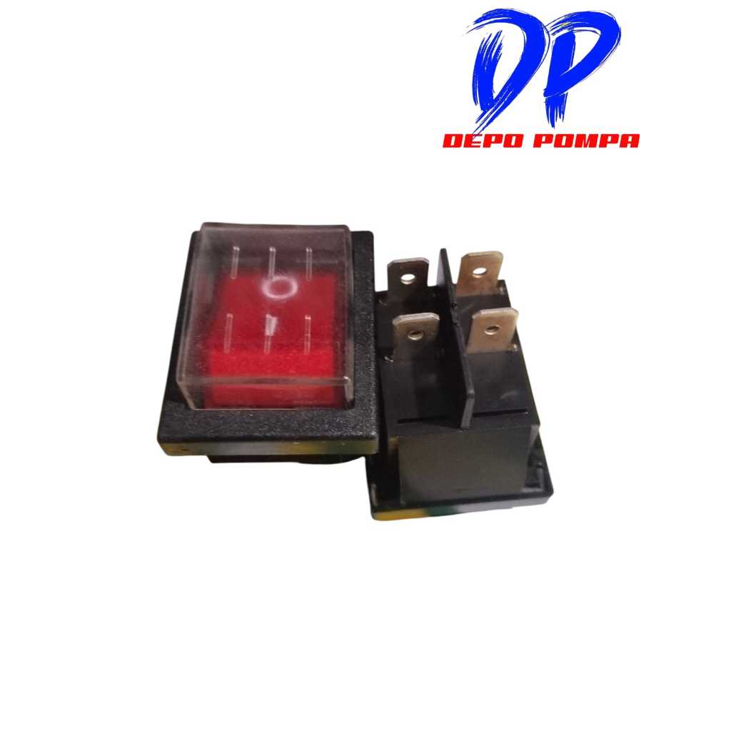 Jual Switch on off 4 pin /saklar 4 kaki on off lampu | Shopee Indonesia