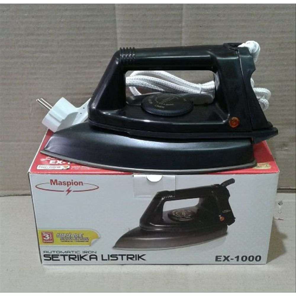 Jual Maspion Setrika Anti Lengket EX-1000 Low Watt Setrika Listrik ...