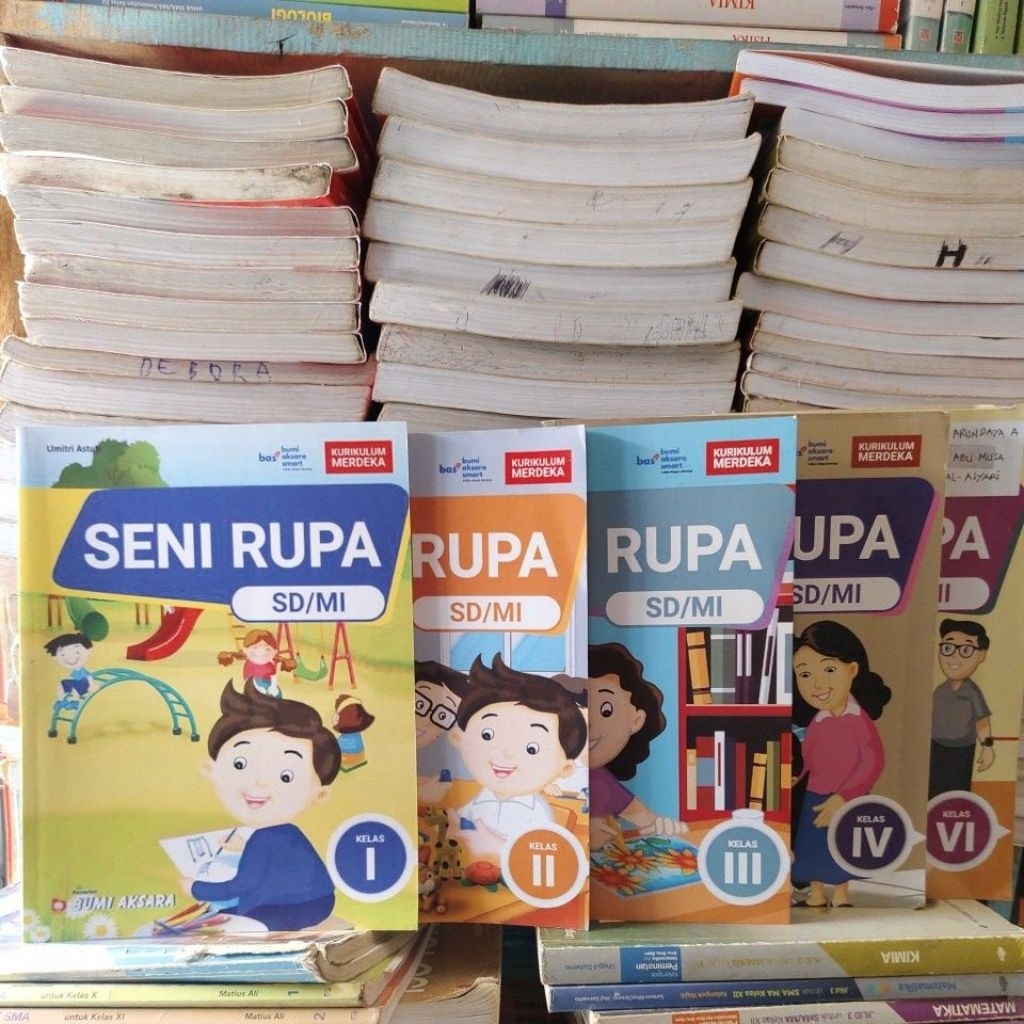 Jual Seni Rupa kelas 1,2,3,4,6 SD kurikulum merdeka | Shopee Indonesia