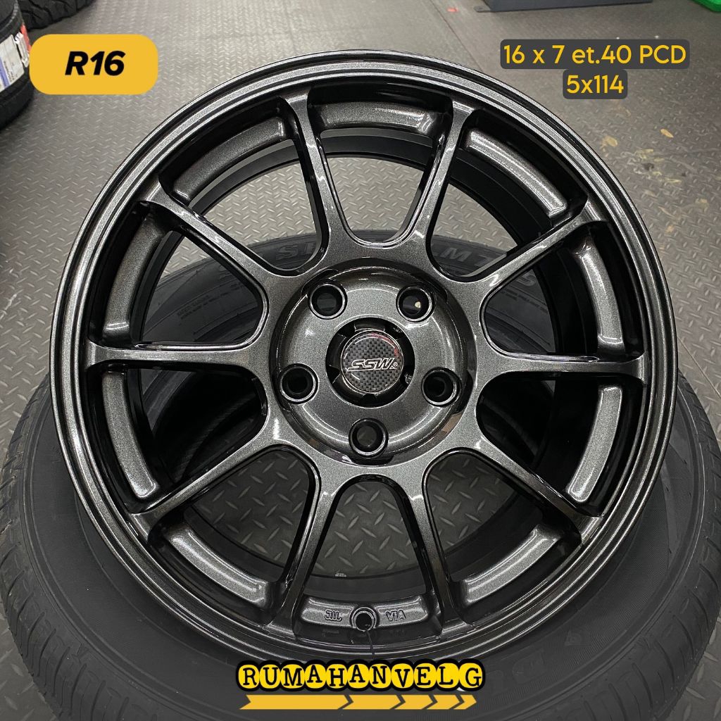 Jual velg racing ZE40 SSW ORIGINAL THAILAND R16 LEBAR 7 PCD 5X114,3 ...