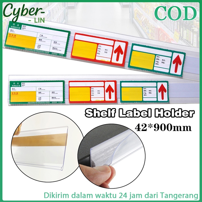 Jual 90cm Price Tag Pemegang Label / Supermarket Price Tag Jepit ...