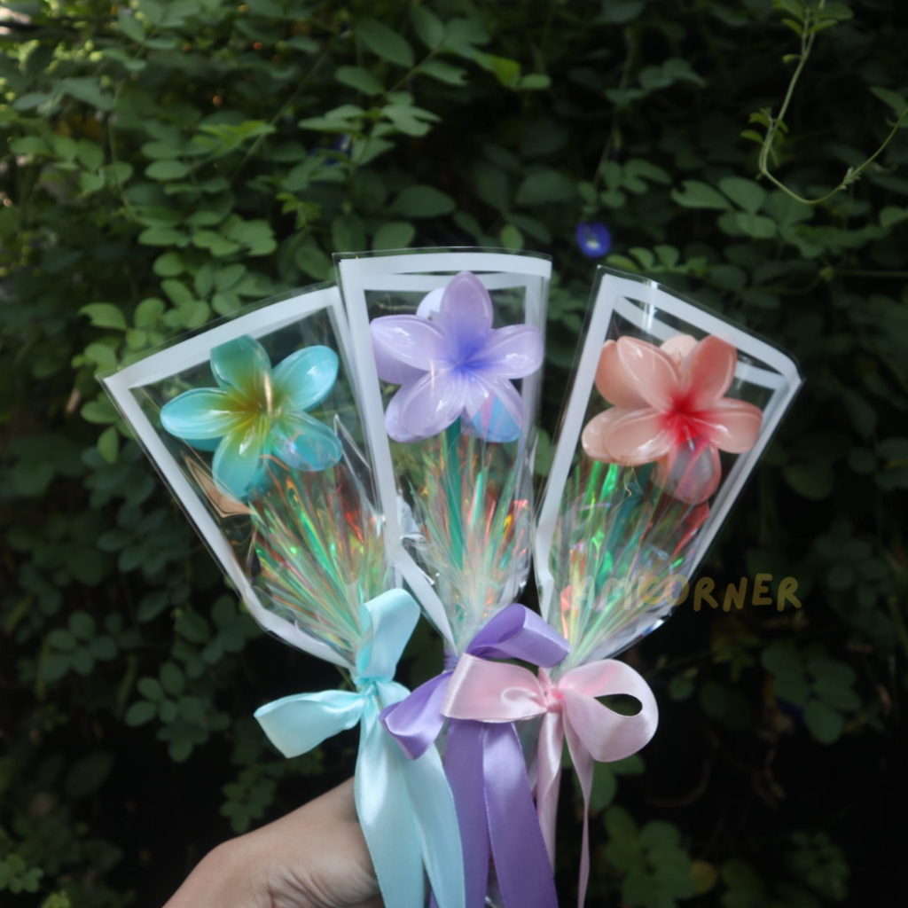 Jual BUKET BUNGA JEDAI HAIRCLIP KAMBOJA | kado Lucu Sempro Semhas ...
